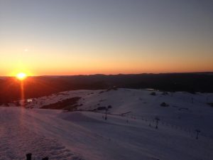 Mt Buller Sun Set from the Summit